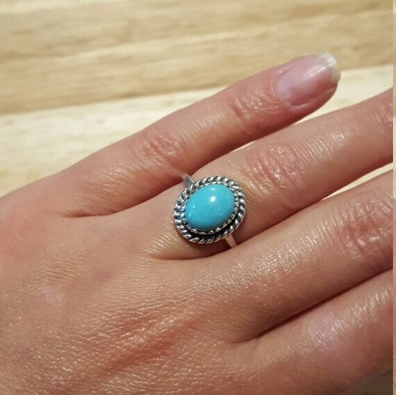 Blue Lapis Ring, Lapis Lazuli Ring, Natural Lapis, December Birthstone, Vintage Ring, Blue Ring, December Ring, Silver Ring, Lapis Lazuli