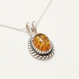 Rectangle Mosaic Lady Pendant in Vintage style