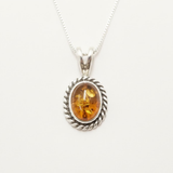 Rectangle Mosaic Lady Pendant in Vintage style