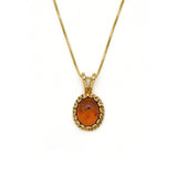 Rectangle Mosaic Lady Pendant in Vintage style