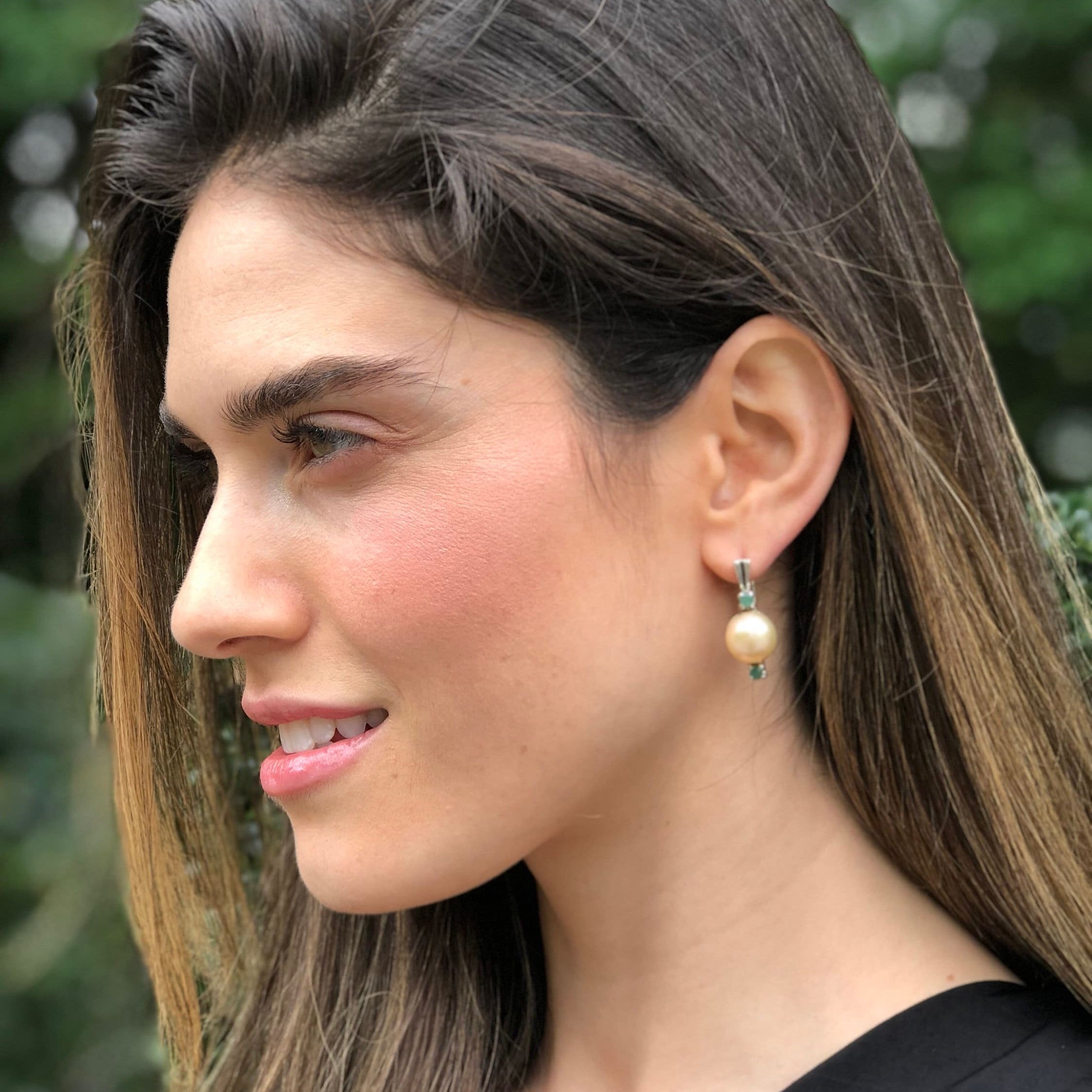 Pearl Earrings, Natural Pearl Earrings, Peach Pearl Earrings, Chandelier Earrings, Vintage Pearl Earrings, Vintage Earrings, Silver Earrings