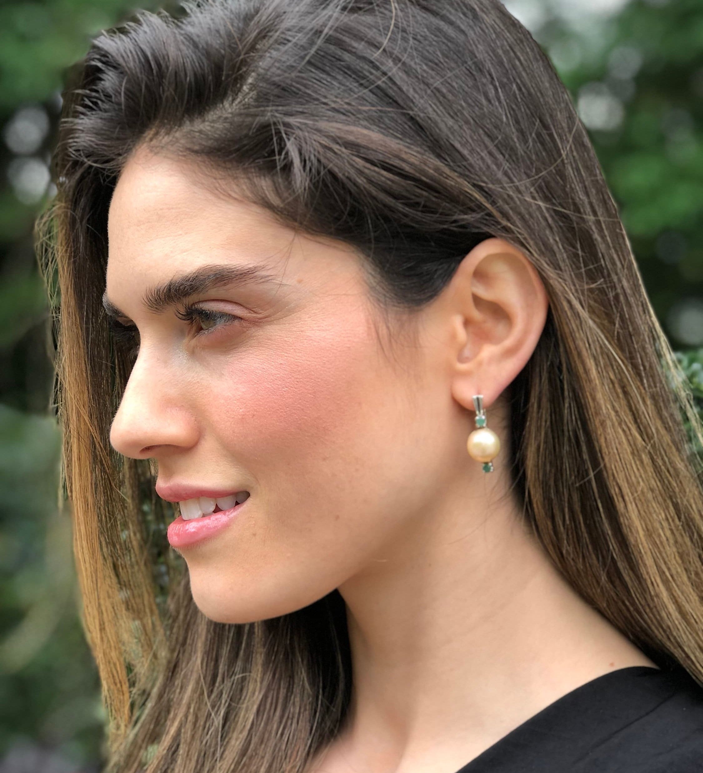 Pearl Earrings, Natural Pearl Earrings, Peach Pearl Earrings, Chandelier Earrings, Vintage Pearl Earrings, Vintage Earrings, Silver Earrings