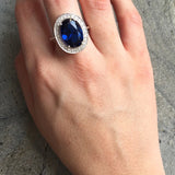 Stunning sapphire ring in 925 sterling silver, ideal for showcasing your style and marking special moments in life.
