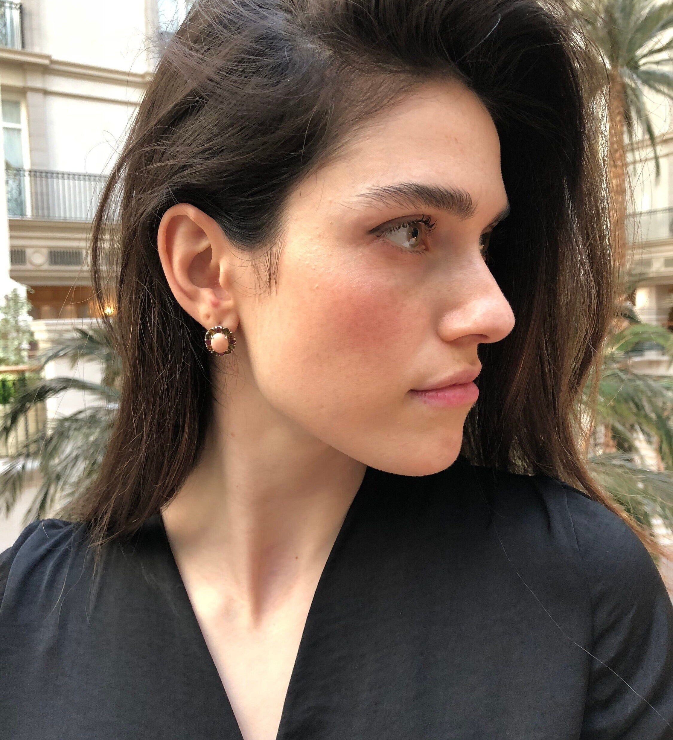 Coral Earrings, Pink Coral Earrings, Natural Coral, March Birthstone, Victorian Earrings, March Earrings, Pink Earrings, Silver Earrings,