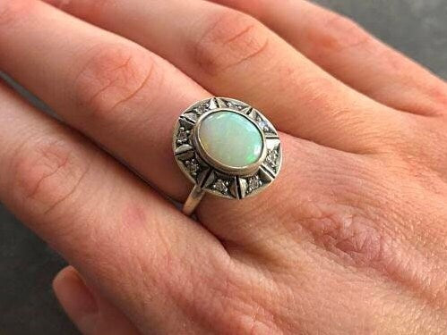 Bohemian Ring, Pink Tourmaline Ring, Natural Tourmaline, Vintage Ring, October Birthstone, Unique Design Ring, Solid Silver Ring, Tourmaline