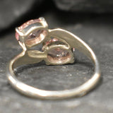 Morganite Ring - Pink Diamond Ring - Pink Bypass Ring