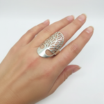 Tree Ring in Sterling Silver, Unique Vintage Design, Perfect for Everyday Wear and Special Occasions. Ideal Gift Choice!