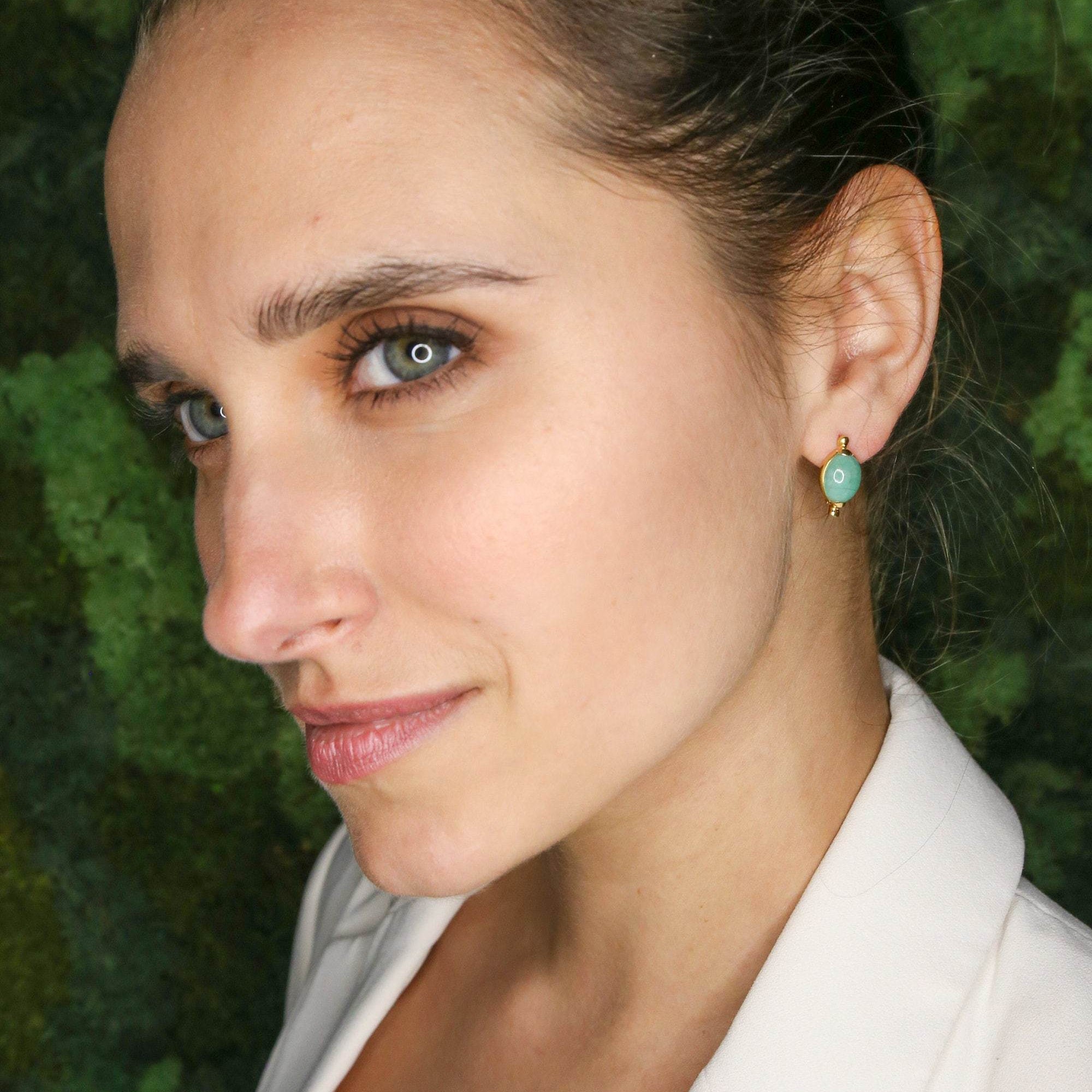 Fire Opal Earrings, Natural Australian Opal, Opal Studs, White Oval Earrings, Stud Earrings, Vintage Earrings, Dainty Studs, Silver Earrings(1)