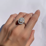 Delicate silver ring featuring created diamonds, a timeless piece perfect for daily wear and thoughtful gift choices.