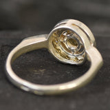 Round Yellow Ring - Natural Citrine Ring, November Birthstone Ring