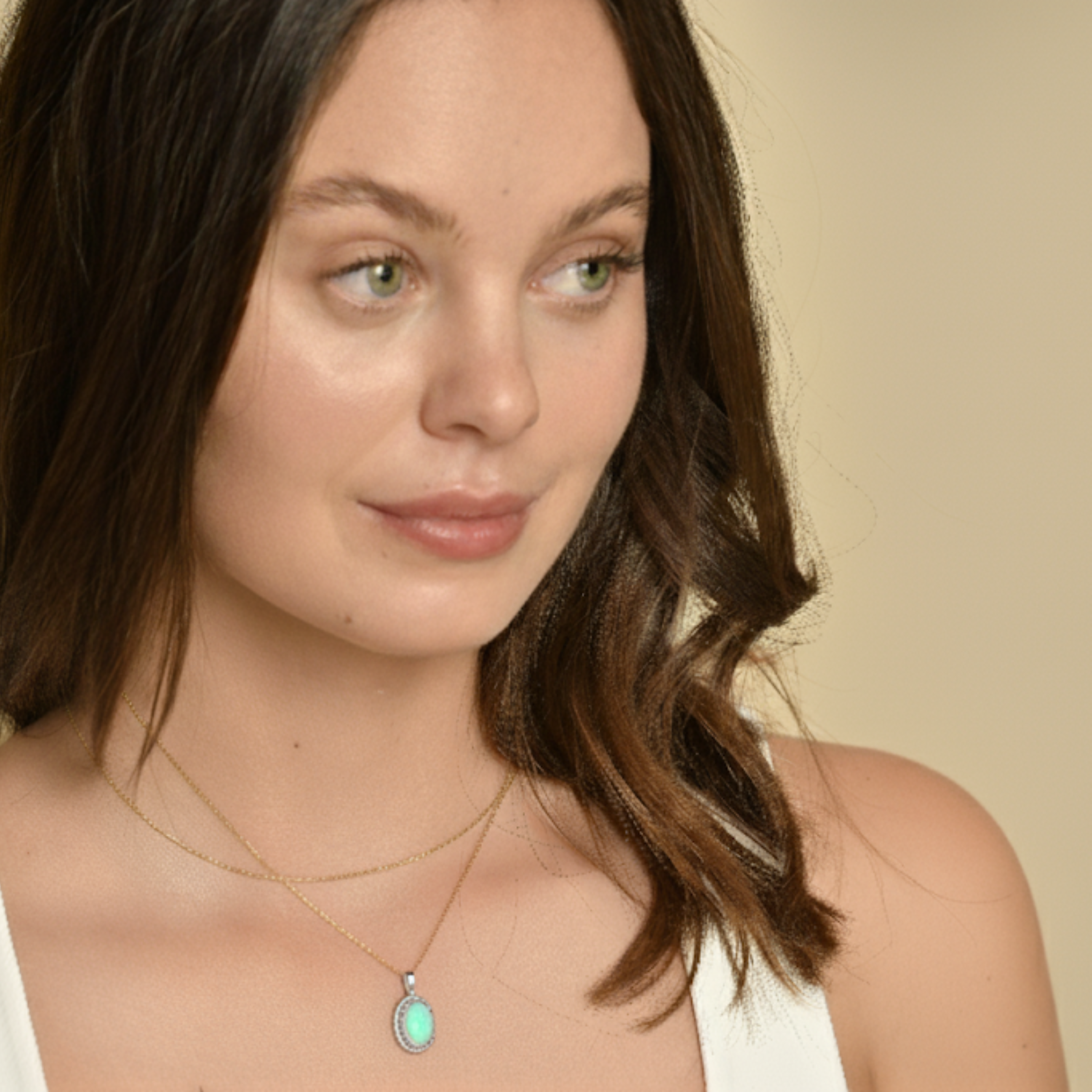 Ethiopian Opal Pendant in 925 Sterling Silver, featuring a vibrant oval stone, perfect for gifting and daily wear.