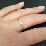 Plain Silver Ring, Sterling Silver Ring, Smooth Ring, Silver Ring, Vintage Ring, Classic Ring, Plain Band, Minimal Ring, Pure Silver