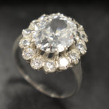 Diamond Victorian Ring - Princess Diana Ring - Statement Diamond Ring