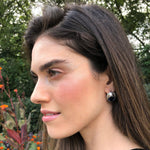 Elegant 925 Sterling Silver Sapphire Earrings, featuring a stunning oval blue gemstone, perfect for special occasions.