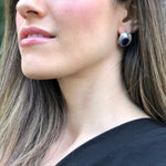 Beautiful Created Sapphire Earrings in 925 Sterling Silver, a symbol of sincerity and an exquisite September birthday gift.