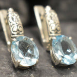Blue Topaz Earrings, Dangle earrings, Natural Blue Topaz, Earrings Dangle Boho, Earrings Topaz, Blue Earrings Dangle, Topaz Jewellery, Topaz