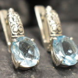 Blue Topaz Earrings, Dangle earrings, Natural Blue Topaz, Earrings Dangle Boho, Earrings Topaz, Blue Earrings Dangle, Topaz Jewellery, Topaz
