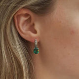 Boho Topaz Earrings - Natural Blue Topaz - Tribal Drop Earrings