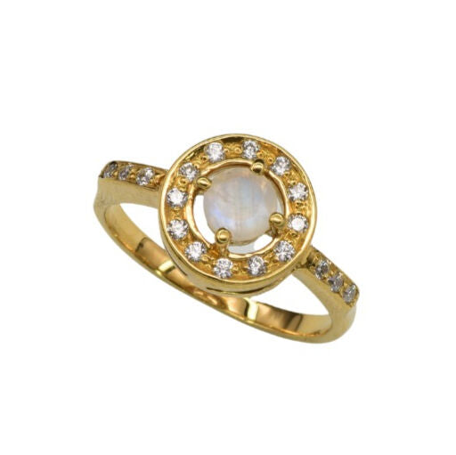 Moonstone Ring, Natural Moonstone, Rainbow Moonstone, Cluster Ring, June Birthstone, June Ring, Vintage Rings, 925 Silver Ring, Rainbow Ring(1)