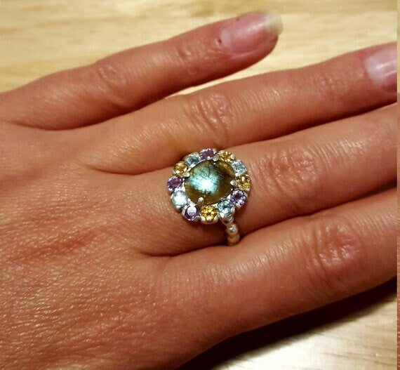 Tourmaline Ring, Pink Tourmaline Ring, Natural Tourmaline, Pink Ring, October Birthstone, Birthstone Ring, Solid Silver Ring, Tourmaline