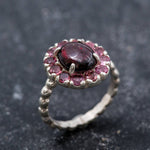 Tourmaline Ring, Pink Tourmaline Ring, Natural Tourmaline, Pink Ring, October Birthstone, Birthstone Ring, Solid Silver Ring, Tourmaline