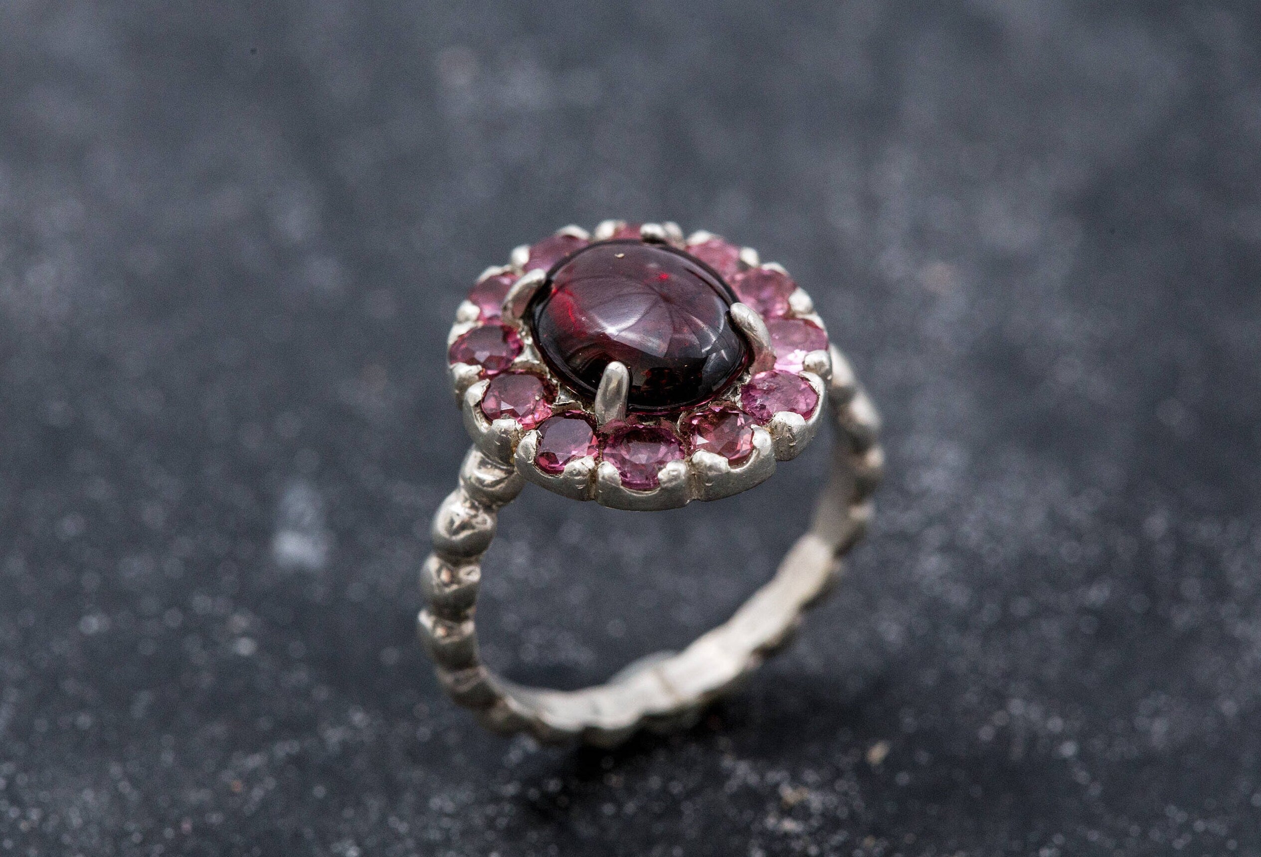 Tourmaline Ring, Pink Tourmaline Ring, Natural Tourmaline, Pink Ring, October Birthstone, Birthstone Ring, Solid Silver Ring, Tourmaline