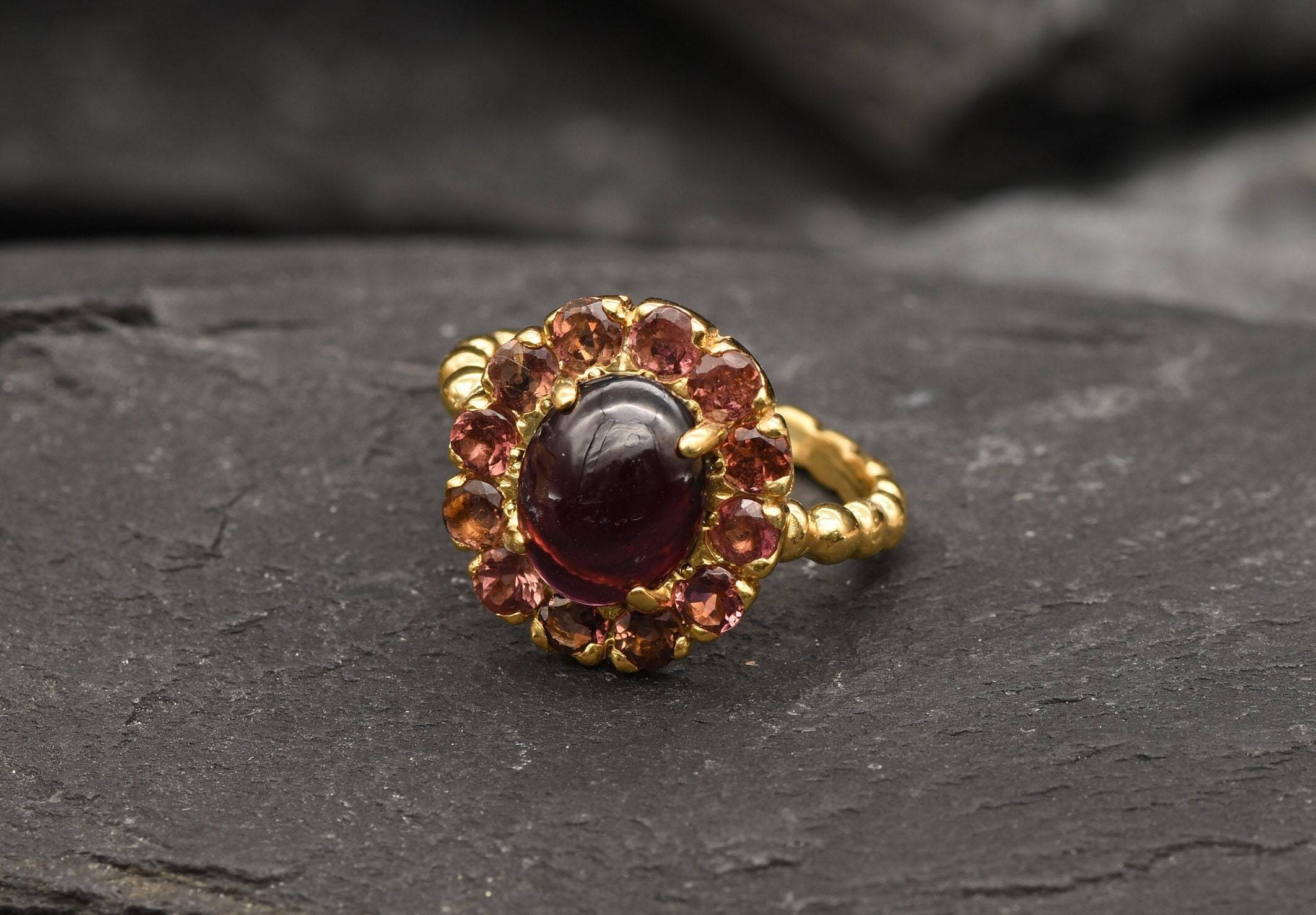 Tourmaline Ring, Pink Tourmaline Ring, Natural Tourmaline, Pink Ring, October Birthstone, Birthstone Ring, Solid Silver Ring, Tourmaline(1)