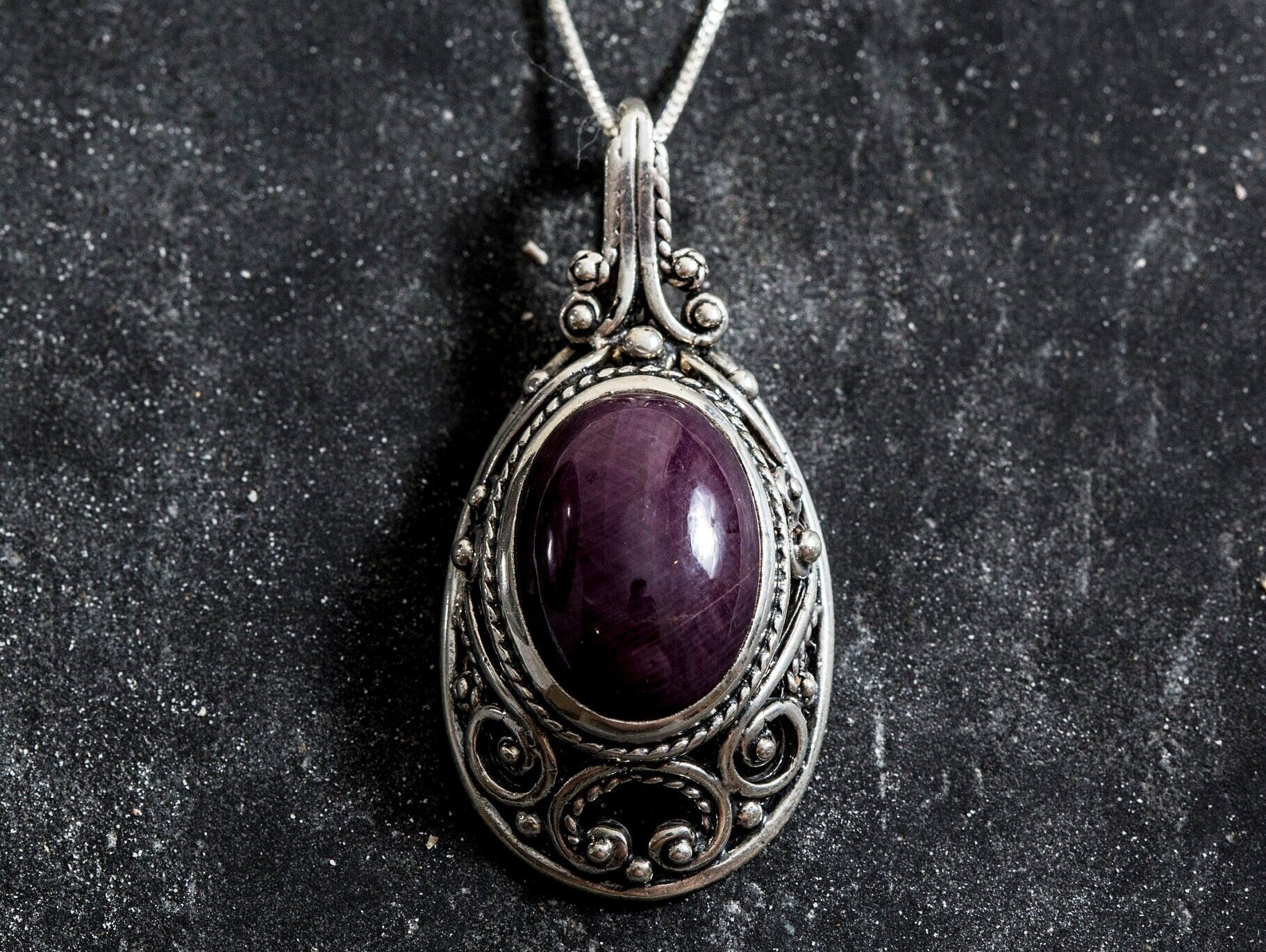 Natural Ruby Pendant made in 925 Sterling Silver with Oval Natural Red Ruby in Bezel setting, July Birthstone gift idea, symbolizes nobility, purity, and passion, ideal for everyday wear and perfect for birthday gifting and special occasions.