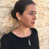 Red Agate Pendant - Natural Red Agate Necklace - Long Tribal Necklace