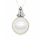 Huge Pearl Pendant - Natural Pearl Pendant - June Birthstone Necklace