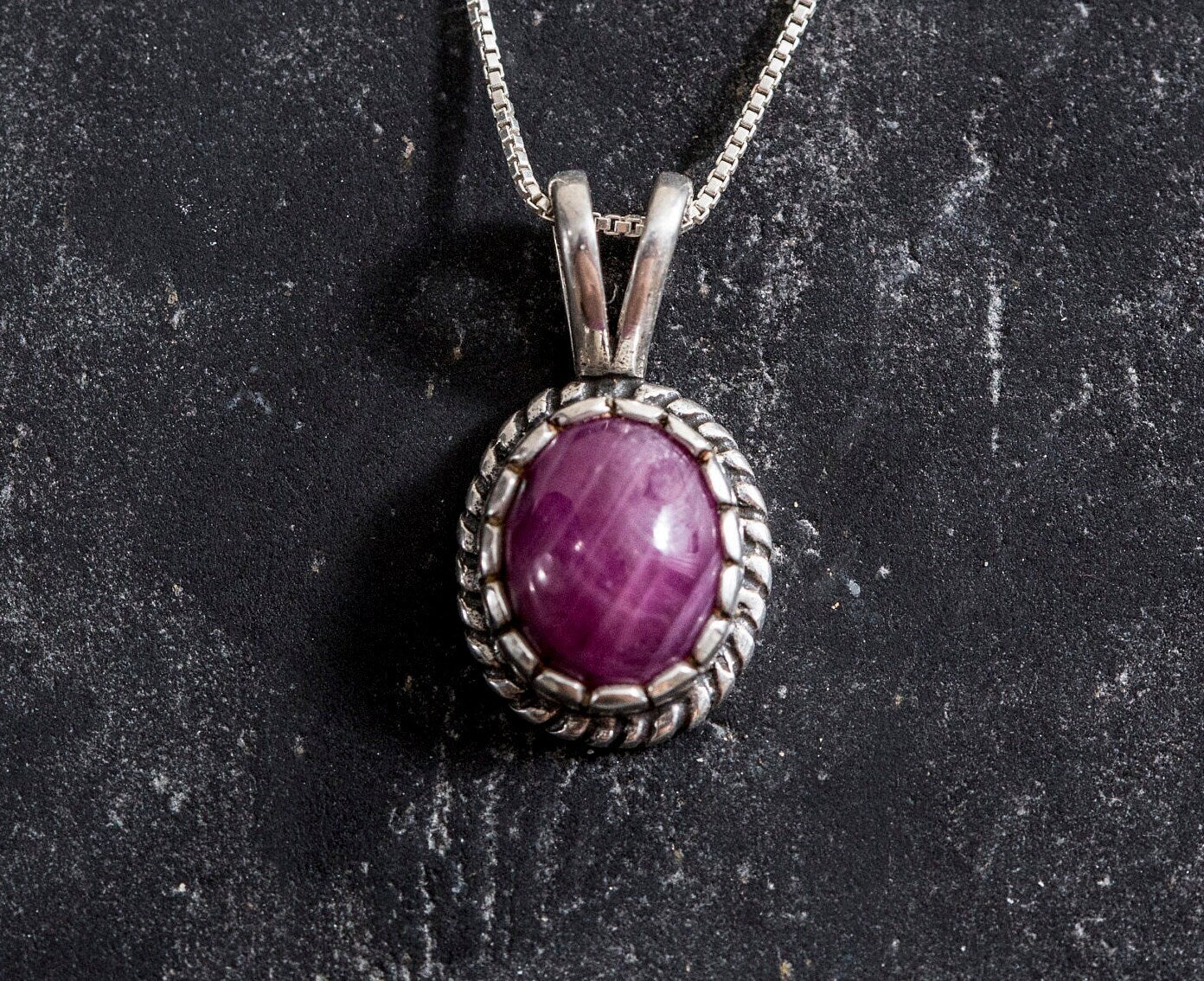 Natural Ruby Pendant made in 925 Sterling Silver with Oval Natural Red Ruby in Solitaire setting, July Birthstone gift idea, symbolizes nobility, purity, and passion, ideal for everyday wear and perfect for birthday gifting and special occasions.