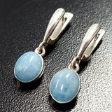 Aquamarine Earrings, Natural Aquamarine, March Birthstone, Blue Vintage Earrings, March Earrings, Statement Earrings, Blue Aqua Earrings