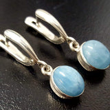 Aquamarine Earrings, Natural Aquamarine, March Birthstone, Blue Vintage Earrings, March Earrings, Statement Earrings, Blue Aqua Earrings