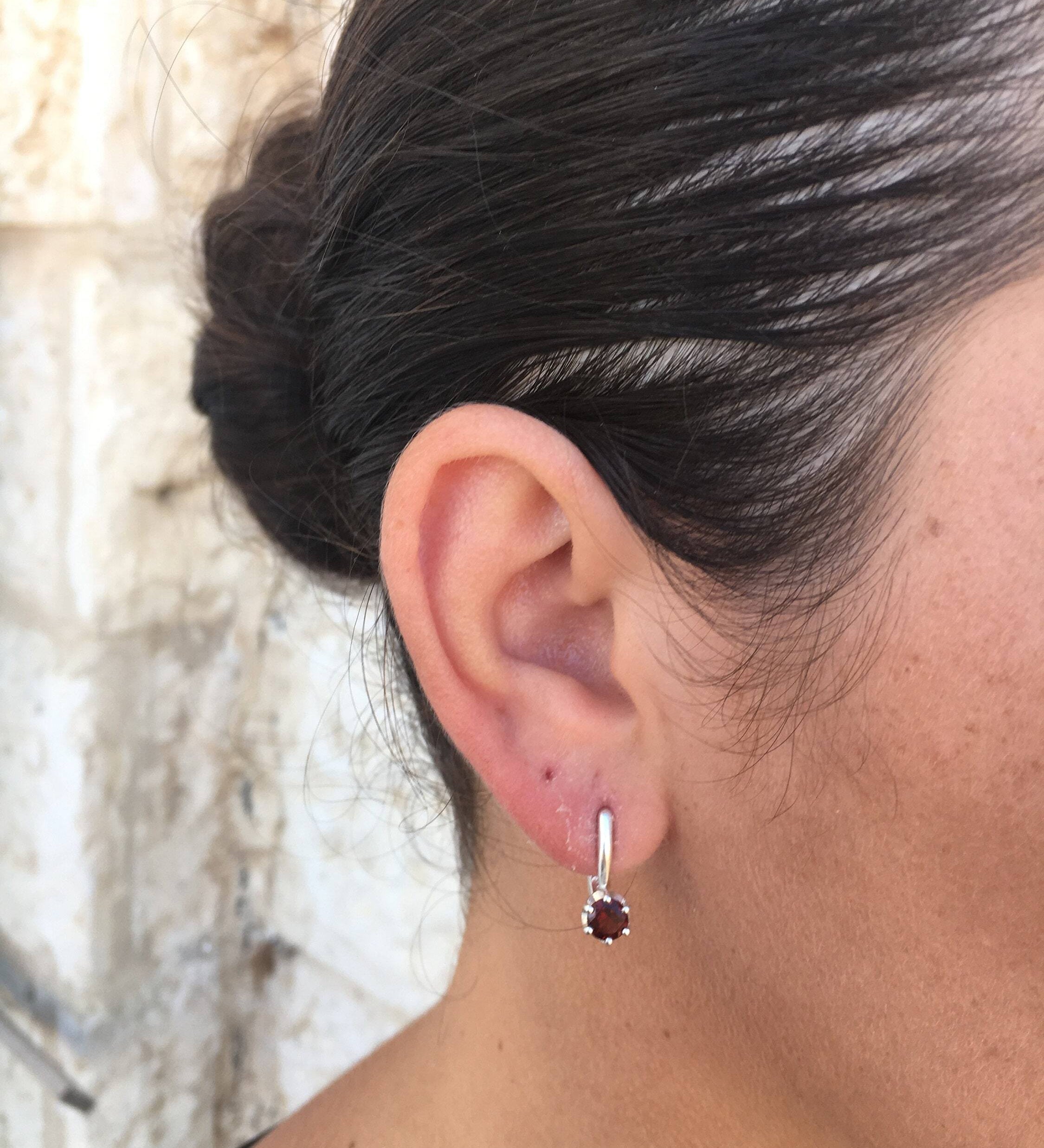 Mystic Topaz Earrings, Natural Topaz Earrings, Purple Earrings, November Earrings, Unique Earrings, Stud Earrings, Silver Earrings, Topaz