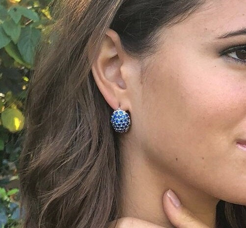 Natural Emerald Earrings in 925 Sterling Silver, May birthstone, symbolizing growth and harmony, perfect for everyday wear.