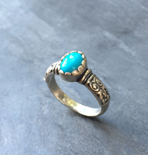 Real turquoise outlet ring