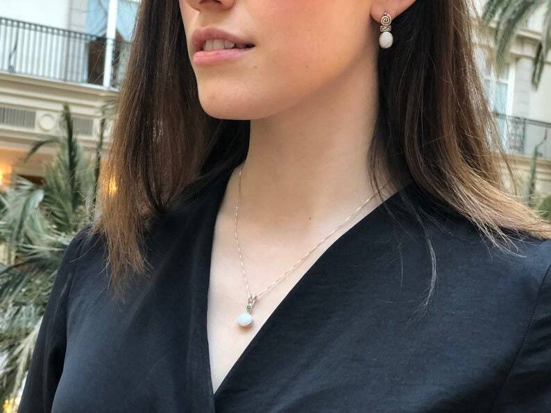 Fire Opal Pendant, Natural Opal Pendant, October Birthstone, Real Opal Pendant, Australian Opal, Vintage Opal Pendant, Silver Pendant, Opal