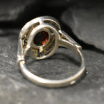 Red Vintage Ring, Garnet Ring, Natural Garnet, January Birthstone, Red Ring, Antique Ring, Vintage Ring, 925 Silver Ring, Red Diamond Ring