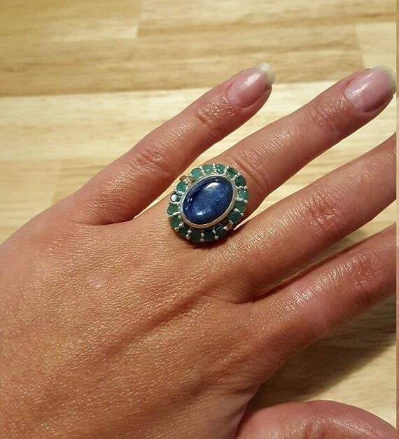 Victorian Blue Ring, Lapis Ring, Sapphire Ring, Lapis Lazuli Ring, Vintage Rings, Solid Silver Ring, Royal Blue Ring, Sapphire, Lapis Lazuli