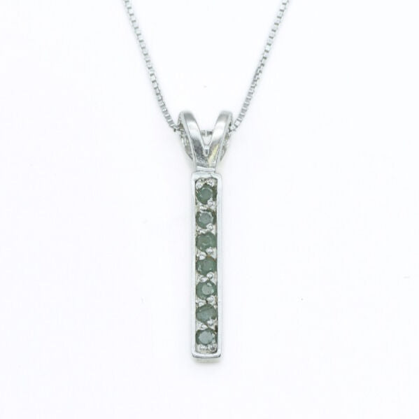Natural Emerald Pendant made in 925 Sterling Silver with Round Natural Green Emerald in Channel-Set setting, May Birthstone gift idea, symbolizes growth, harmony, and deep emotional healing, ideal for everyday wear and perfect for birthday gifting and special occasions.