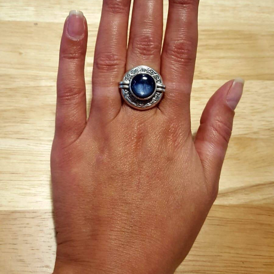 Rose Quartz Ring, Natural Rose Quartz, Vintage Rings, January Birthstone, Smoky Pink Ring, January Ring, Tribal Silver Ring, Rose Quartz