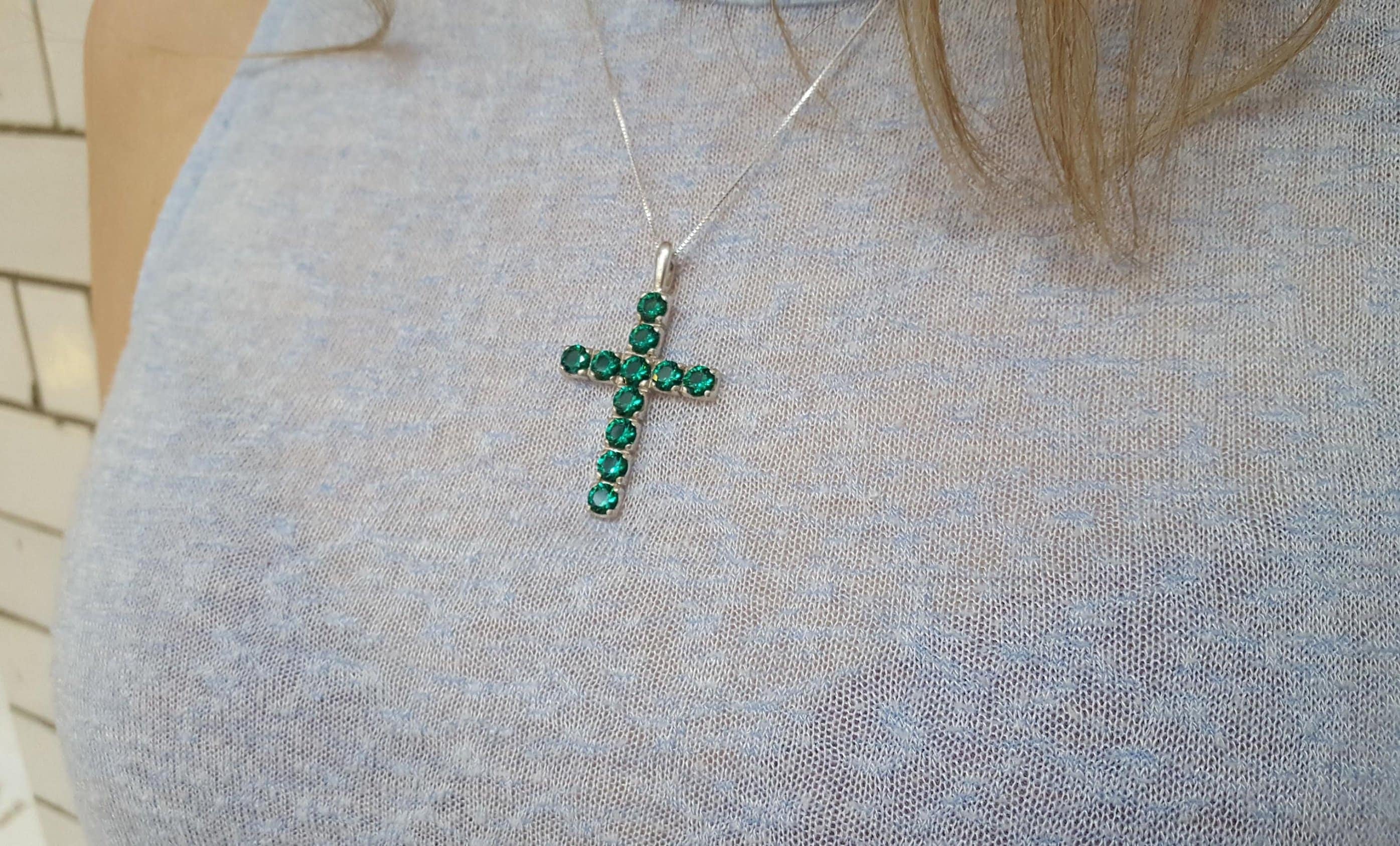 Amethyst Pendant, Natural Amethyst, Cross Pendant, February Birthstone, Amethyst Cross, Purple Pendant, Purple Cross, Solid Silver Pendant