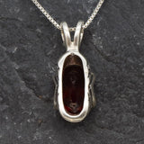 Dazzling Ruby Pendant in 925 Sterling Silver featuring a Created Red Ruby, representing love and passion for July birthday celebrations.