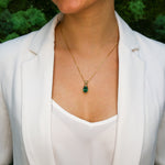 Stylish Ruby Pendant in 925 Sterling Silver with a created red ruby, a charming gift for July birthdays and special celebrations.