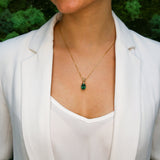 Stylish Ruby Pendant in 925 Sterling Silver with a created red ruby, a charming gift for July birthdays and special celebrations.