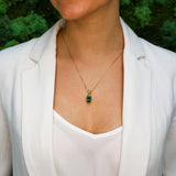 Created Ruby Pendant made in 18k Gold Vermeil with Oval Created Red Ruby in Solitaire setting, July Birthstone gift idea, symbolizes nobility, purity, and passion, ideal for everyday wear and perfect for birthday gifting and special occasions.