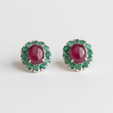 Adina Stone material options for 925 Sterling Silver, 18K Yellow Gold Vermeil, 18K White Gold Vermeil, 18K Rose Gold Vermeil.