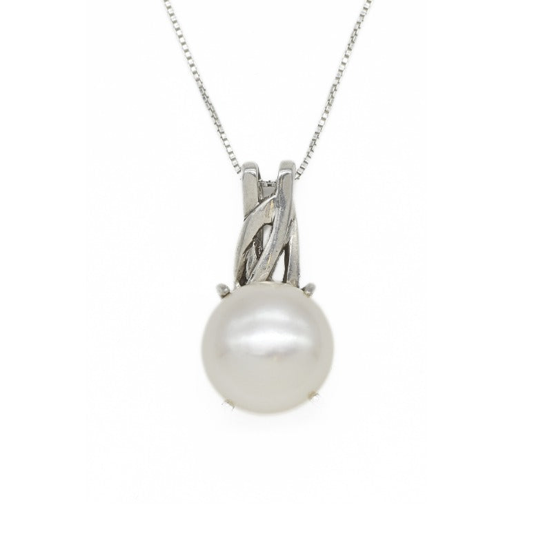Pearl Pendant, Natural Pearl, White Pearl Pendant, Large Pearl Pendant, Vintage Pendant, June Birthstone, June Pendant, White Pearl