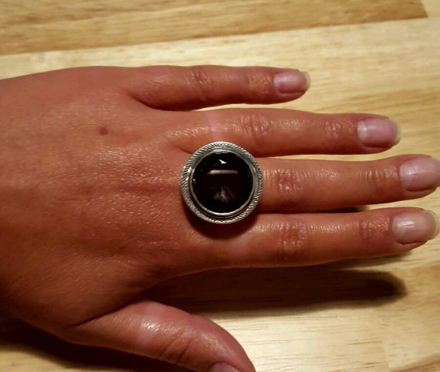 Large Green Ring, Green Diamond Ring, Vintage Rings, Created Diamond, Green Diamond, Large Stone Ring, Lab Diamond, Unique Ring, Green Ring (608512807)