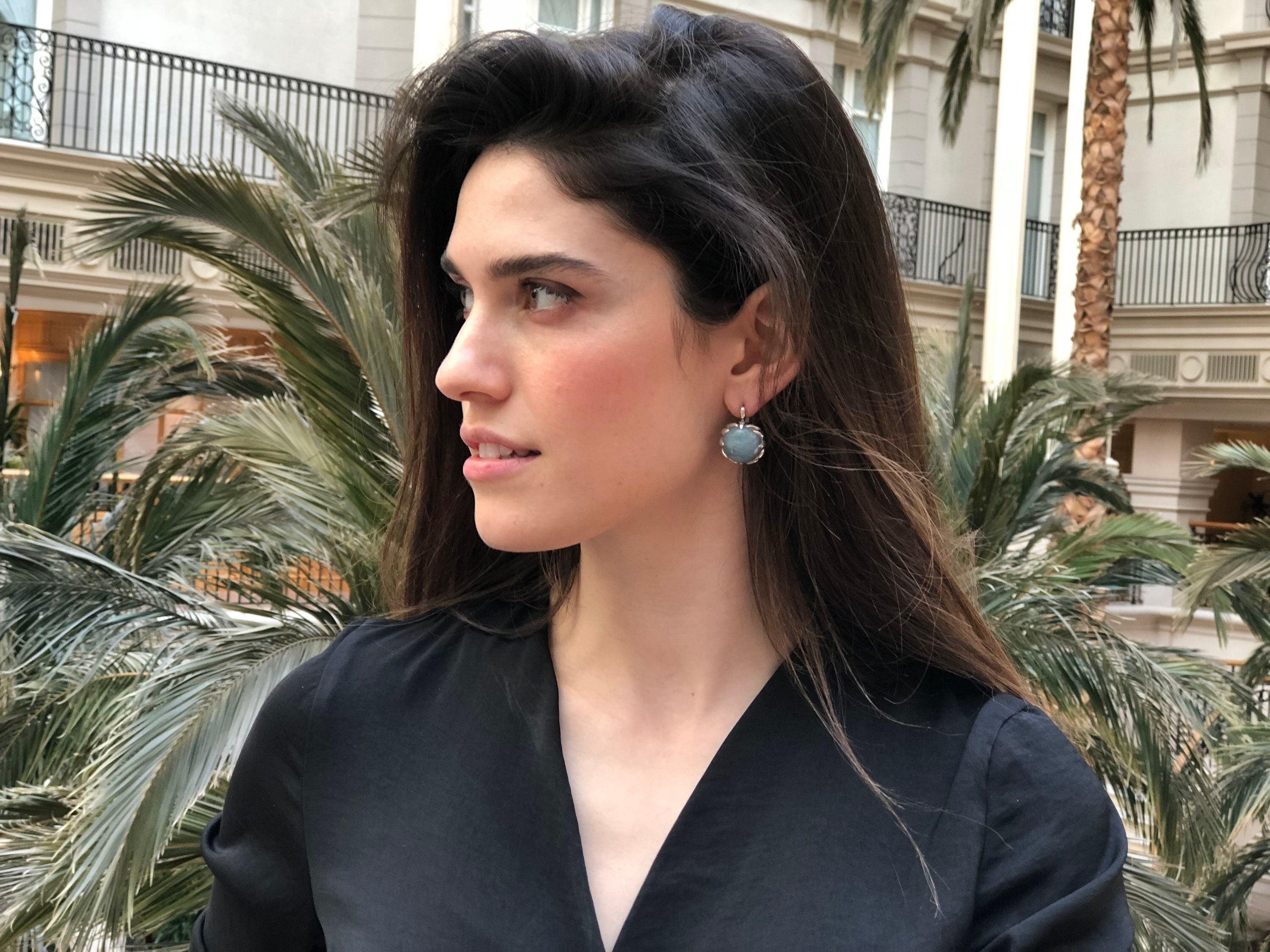 Large Amber Earrings, Natural Amber Earrings, Genuine Amber, Taurus Birthstone, Big Amber Earrings, Vintage Earrings, Big Silver Earrings